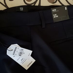 Black Size 8 Editor Flare from Express